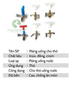 Van uống nước tự động cho thỏ