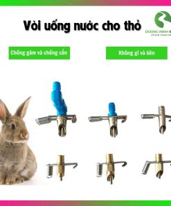 Van uống nước tự động cho thỏ