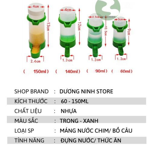 Máng ăn uống tự động cho chim